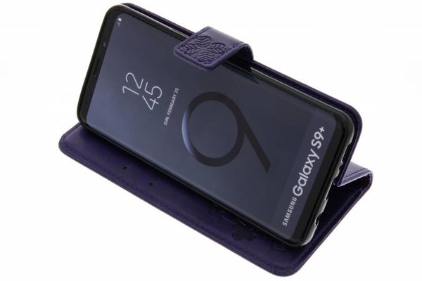 Etui de téléphone Fleurs de Trèfle Samsung Galaxy S9 plus