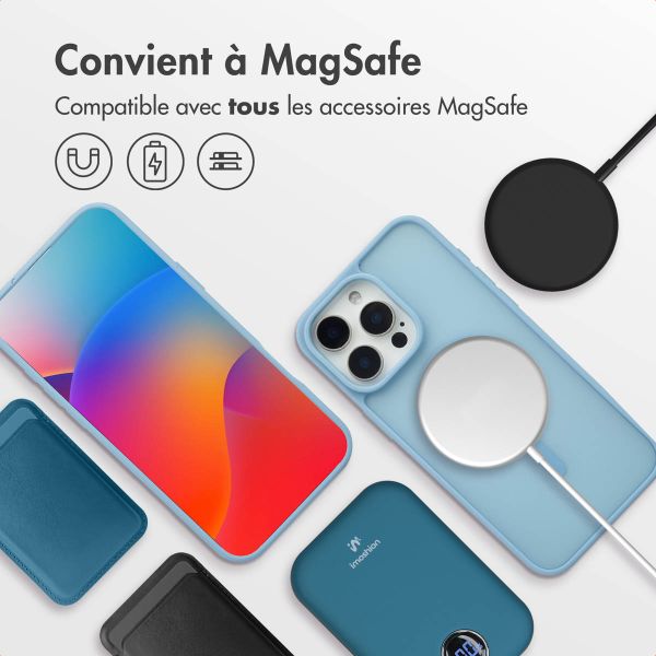 imoshion Coque Color Guard avec MagSafe iPhone 15 Pro Max - Bleu clair