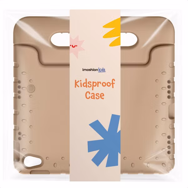 imoshion Coque kidsproof avec poignée Samsung Galaxy Tab A11 Plus / A9 Plus - Marron