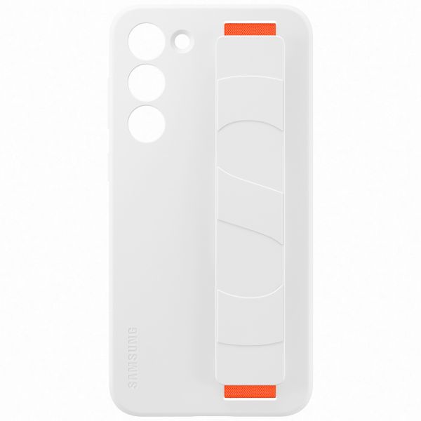 Samsung Coque arrière Grip originale Samsung Galaxy S23 Plus - Blanc