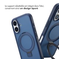 Accezz Coque Ring Stand avec MagSafe Apple iPhone 17 - Bleu