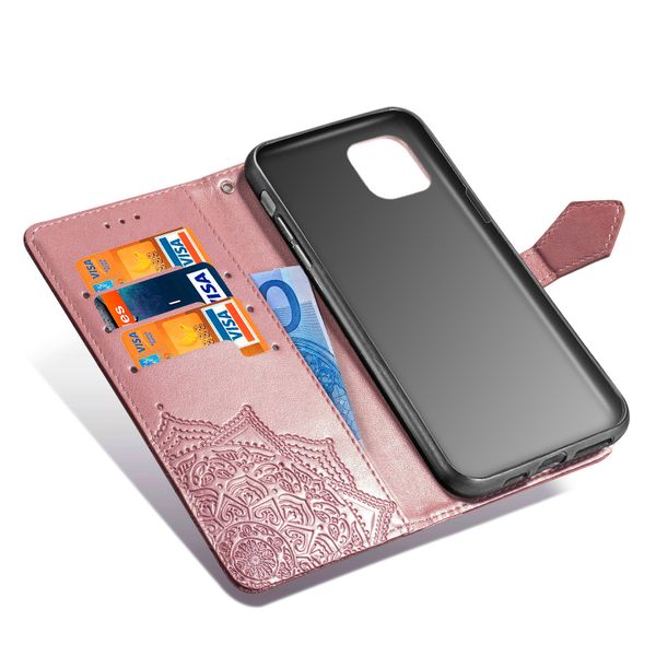 Etui de téléphone portefeuille Apple iPhone 11 Pro - Rose
