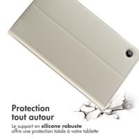 Accezz Coque tablette Classic Samsung Galaxy Tab A11 - Greige