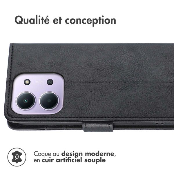 imoshion Étui de télephone portefeuille Xiaomi Redmi 15C (5G) - Noir