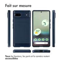 imoshion Coque Brushed Google Pixel 6a - Bleu foncé