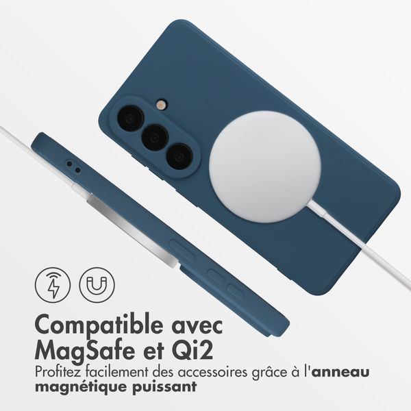 imoshion Coque Couleur avec MagSafe Samsung Galaxy S26 - Bleu foncé