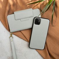 Selencia Étui de téléphone amovible en cuir végétalien iPhone 11