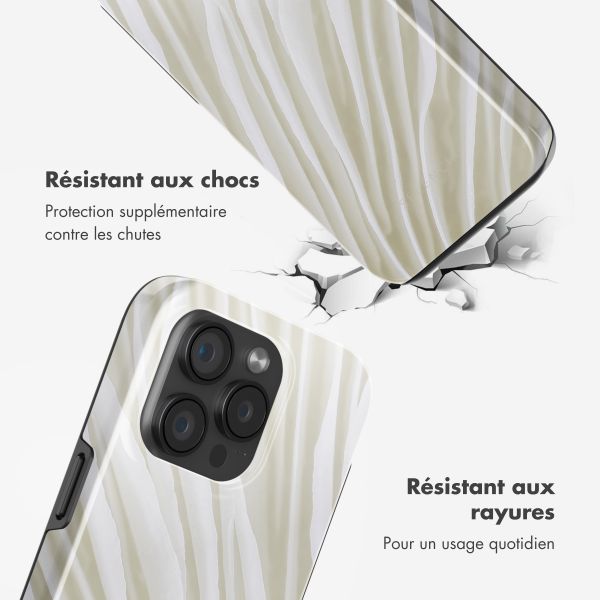 Selencia Coque arrière Vivid avec MagSafe Apple iPhone 15 Pro - Nature Light Brown