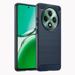 imoshion Coque Brushed Oppo Reno 12F 5G - Bleu foncé