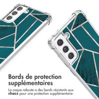 imoshion Coque Design avec cordon Samsung Galaxy S21 FE - Petrol Green Graphic