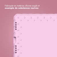 imoshion Coque kidsproof avec poignée Apple iPad 11 (2025) 11 pouces A16 / iPad 10 (2022) 10.9 pouces - Rose clair