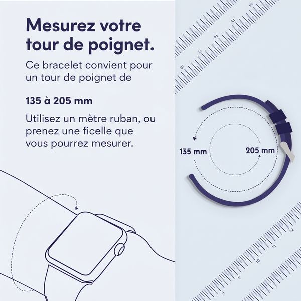 imoshion Bracelet robuste en nylon Apple Watch | 38/40/41/42 mm - Vert foncé