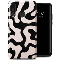 Selencia Coque arrière Vivid Tough Huawei P30 Lite - Art Wave Black