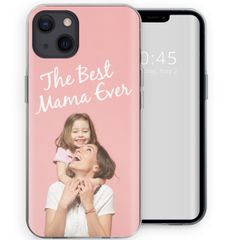 Concevez votre propre coque en gel Apple iPhone 13 - Transparent