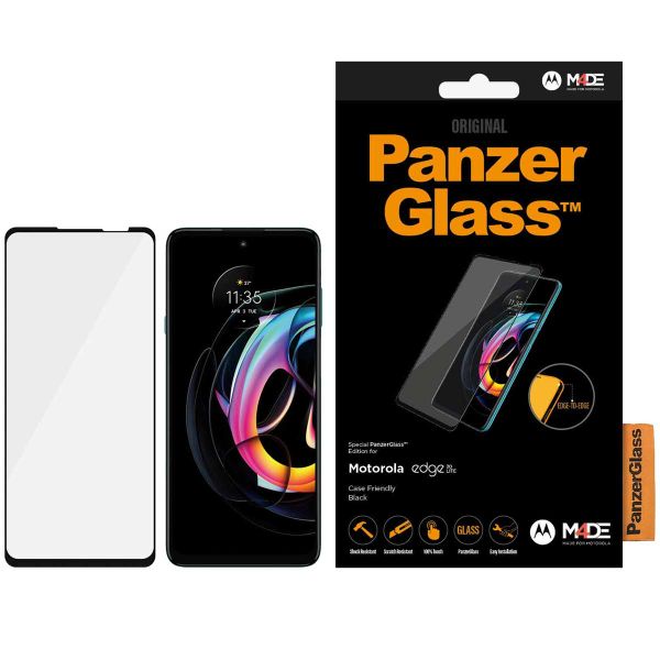 PanzerGlass Protection d'écran en verre trempé Case Friendly Motorola Edge 20 Lite