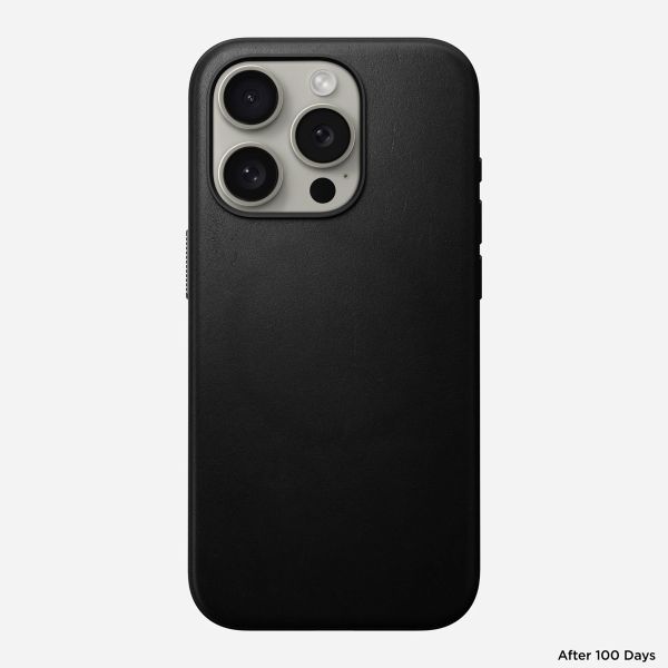 Nomad Coque Modern Leather iPhone 15 Pro - Noir