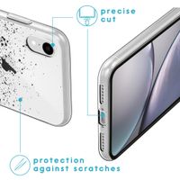 imoshion Coque Design Apple iPhone Xr - Splatter Black