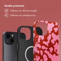 Selencia Coque arrière Vivid avec MagSafe Apple iPhone 13 - Moo’d Blush Pink