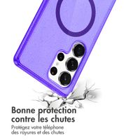 imoshion Coque Pailletée avec MagSafe Samsung Galaxy S25 Ultra - Paillettes Violet