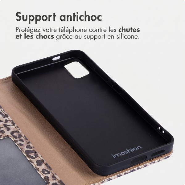 imoshion Étui de télephone portefeuille Design Samsung Galaxy A51 - Leopard Mood
