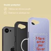 Selencia Coque arrière Vivid avec MagSafe Apple iPhone 16e - More Amor