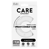 CARE by PanzerGlass Coque Urban Combat MagSafe Apple iPhone 16 - White