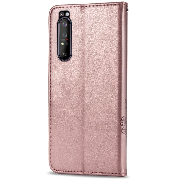 Etui de téléphone Fleurs de Trèfle Sony Xperia 1 II