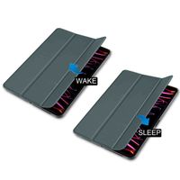 imoshion Coque tablette Trifold Apple iPad Pro 12.9 (2018/2020/2021/2022) - Vert foncé