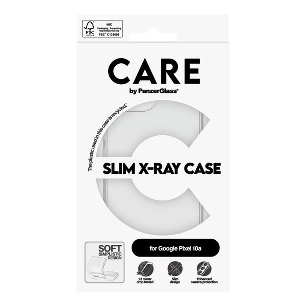 CARE by PanzerGlass Coque Fashion XR Google Pixel 10a - Clear