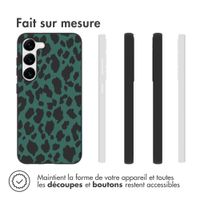 imoshion Coque Design Samsung Galaxy S23 - Léopard - Vert / Noir