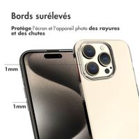 Accezz Coque Clear Apple iPhone 15 Pro - Transparent