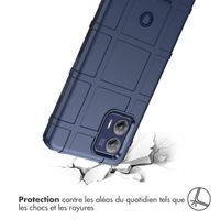 imoshion Coque Rugged Shield Motorola Moto G73 - Bleu foncé