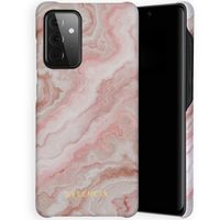 Selencia Coque Maya Fashion Samsung Galaxy A52(s) (5G/4G) - Marble Rose