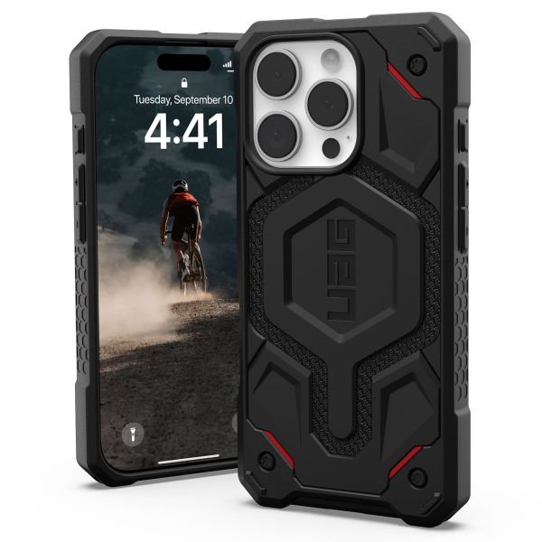 UAG Coque arrière Monarch Pro iPhone 16 Pro - Kevlar Black