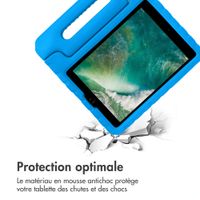 imoshion Coque kidsproof avec poignée Apple iPad 6 (2018) 9.7 pouces / iPad 5 (2017) 9.7 pouces - Bleu