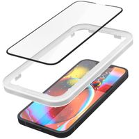 Spigen Protection d'écran en verre trempé AlignMaster Cover 2 Pack Apple iPhone 13 / 13 Pro - Noir