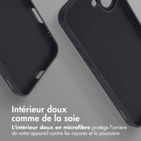 imoshion Coque Couleur avec MagSafe iPhone 16 - Noir