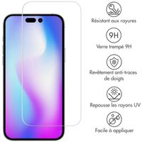 Accezz Protection d'écran en verre trempé 2-pack Apple iPhone 14 Pro