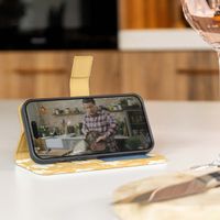 imoshion Étui de télephone portefeuille Design Samsung Galaxy S9 - Yellow Flowers