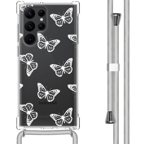 imoshion Coque Design avec cordon Samsung Galaxy S22 Ultra - Butterfly