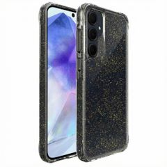 imoshion Coque arrière transparente Pailletée Samsung Galaxy A55 - Doré