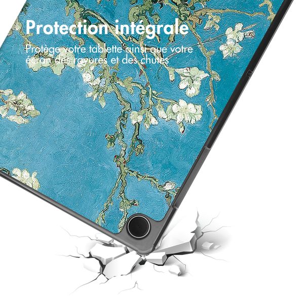 imoshion Coque tablette Design Trifold Samsung Galaxy Tab A11 Plus - Green Plant