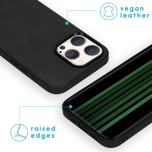 imoshion Etui de télephone luxe 2-en-1 amovible Apple iPhone 15 Pro Max - Noir