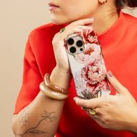 Selencia Coque arrière Vivid Apple iPhone 17 - Vintage Peony