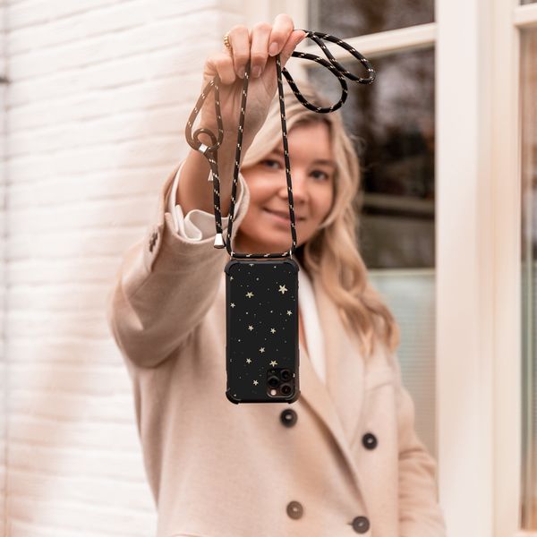 imoshion Coque Design avec cordon Apple iPhone 11 - Stars Gold