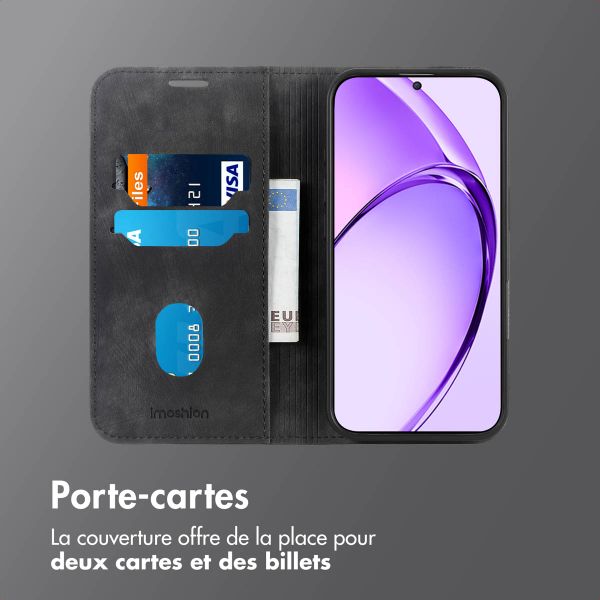 imoshion Étui de téléphone portefeuille Slim Oppo A5 5G (2025) - Noir