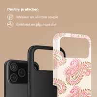 Selencia Coque arrière Vivid Apple iPhone 17 Pro - Paisley Blush