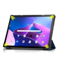 imoshion Coque tablette Trifold Lenovo Tab M10 Plus (3rd gen) - Bleu foncé