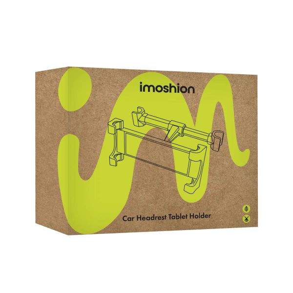 imoshion Support de tablette pour voiture - Réglable - Appui-tête - Noir
