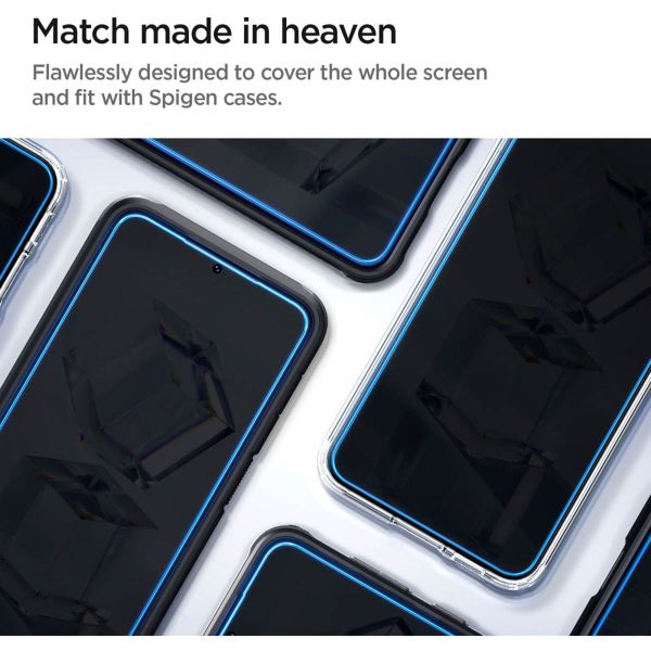 Spigen Protection d'écran en verre trempé GLAStR Fit + Applicator 2-pack Samsung Galaxy S23 Plus